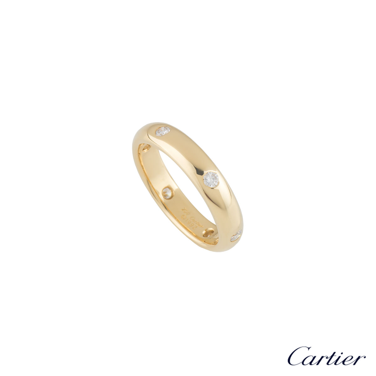 cartier yellow gold band